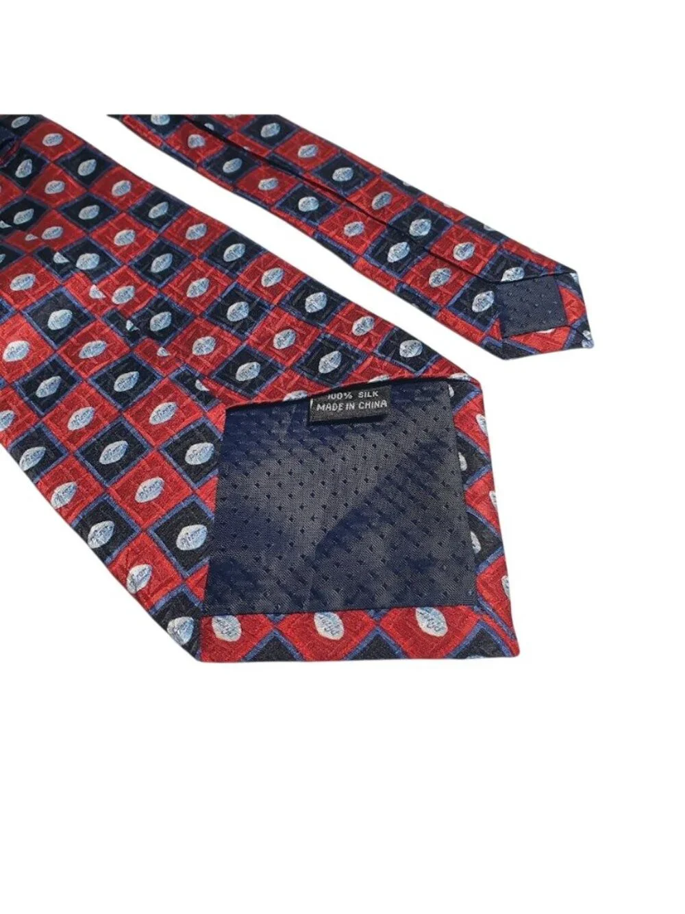 Pfizer Silk Men Neck Tie Red Little Blue Pill Pharmacist Prescription Novelty